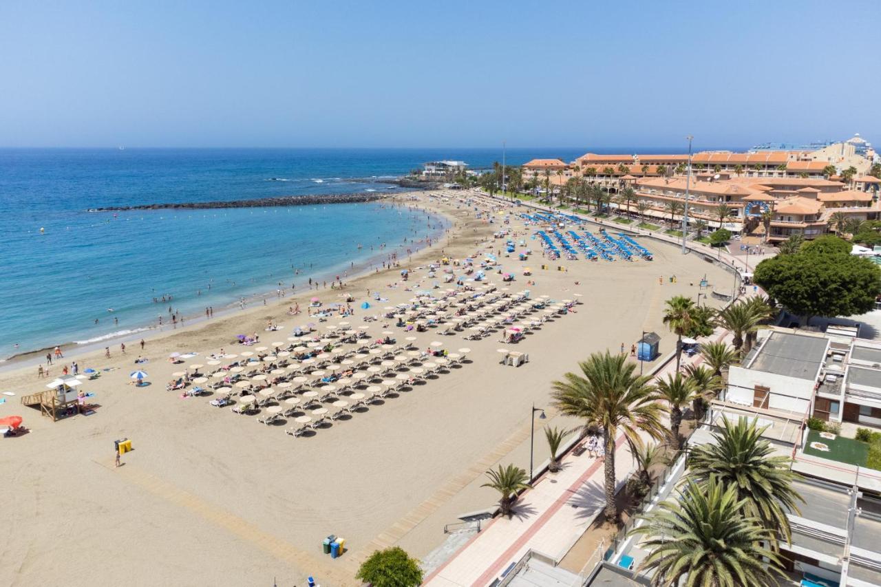 Frontline Playa Las Vistas With Pool, Parking, Sea Лос Кристианос Экстерьер фото